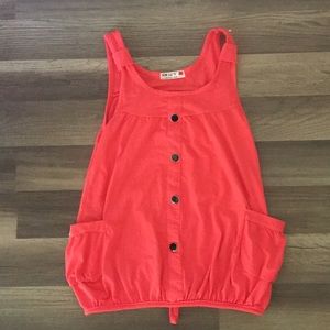 Light red tank top